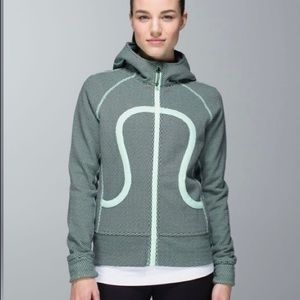 Lululemon Scuba Hoodie Double Diamond Fresh Teal
